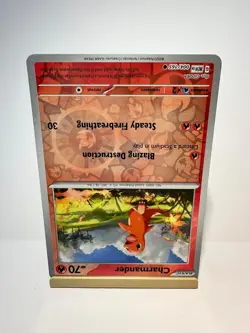 Charmander 004/165 Common 151 Pokemon Reverse Holo Near Mint - Image 2