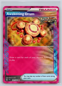 Awakening Drum 141/162 ACE SPEC Rare Temporal Forces Pokemon Near Mint - Image 1