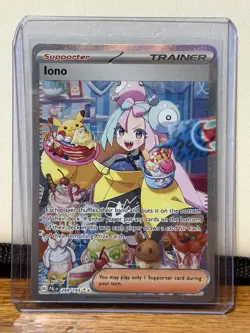 Pokemon Iono Special Illustration Rare Full Art Holo 269/193 Paldea Evolved - Image 1