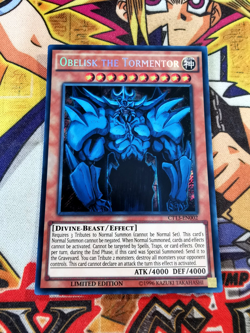 Obelisk the Tormentor ct13-en002 Ltd Ed (NM+) Secret Rare Yu-Gi-Oh! - Image 1