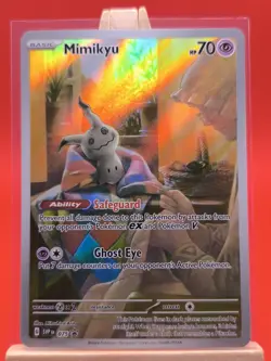 Mimikyu SVP075 Scarlet & Violet Illustration Rare Promo Pokemon Card - Image 1