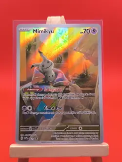 Mimikyu SVP075 Scarlet & Violet Illustration Rare Promo Pokemon Card - Image 2