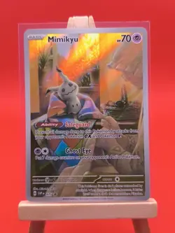 Mimikyu SVP075 Scarlet & Violet Illustration Rare Promo Pokemon Card - Image 3