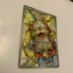 Hisuian Growlithe 181/167 Illustration Rare Twilight Masquerade Pokemon NM - Image 2
