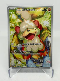 Hisuian Growlithe 181/167 - Pokemon S&V Twilight Masquerade - Illustration Rare - Image 1