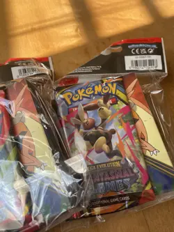 Three (3) New Sealed Pokemon Phantasmal flames mini portfolios - Image 5
