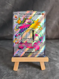 Carte Pokemon Flamigator EX SVP FR 081 Pokemon Card FR - Image 1