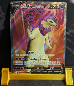 Pokemon TCG Hisuian Typhlosion V Full Art Ultra Rare Holo Card 169/189 - 2022 - Image 1