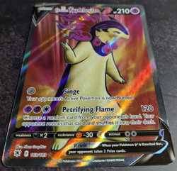 Pokemon TCG Hisuian Typhlosion V Full Art Ultra Rare Holo Card 169/189 - 2022 - Image 3