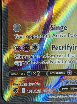Pokemon TCG Hisuian Typhlosion V Full Art Ultra Rare Holo Card 169/189 - 2022 - Image 4