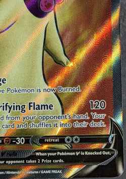 Pokemon TCG Hisuian Typhlosion V Full Art Ultra Rare Holo Card 169/189 - 2022 - Image 5
