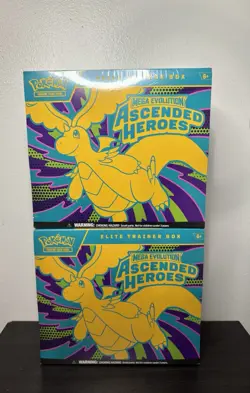 Pokemon TCG Mega Evolutions Ascended Heroes Elite Trainer Box Lot Of 2 sealed - Image 1