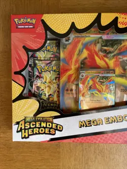 Pokemon TCG Ascended Heroes Mega Emboar EX Box - Image 2