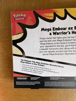 Pokemon TCG Ascended Heroes Mega Emboar EX Box - Image 5