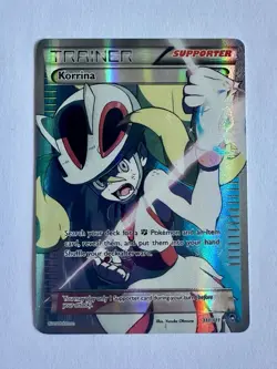 Korrina - 111/111 - Pokemon Furious Fists XY Full Art Ultra Rare Card NM - Image 1