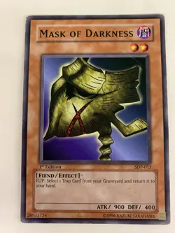 Mask of Darkness - SDP-013 1st Edition - YuGiOh-LP - Image 1