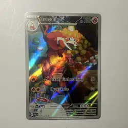 Pokemon TCG Crocalor Illustration Rare Full Art Holo 202/193 SV02 110 HP - Image 1