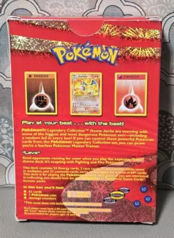 Pokemon Lava Theme Deck Legendary Collection Charizard Artwork EMPTY BOX - Image 2