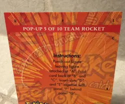 Team Rocket- Pop-Up 5 of 10-Pokemon TV Animation 3-Topps 2000-NM Blue Label - Image 4