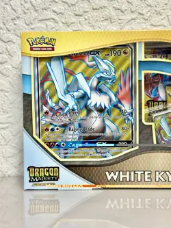 POKEMON TCG DRAGON MAJESTY WHITE KYUREM GX SPECIAL COLLECTION BOX 5 Packs - Image 4
