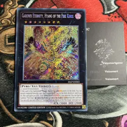 YuGiOh Garunix Eternity Hyang of the Fire Kings 25LP Emblazoned Secret Rare WC25 - Image 1