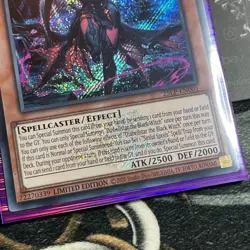 YuGiOh Diabellstar the Black Witch 25LP EMBLAZONED Secret Rare WC 2025 Limited P - Image 2