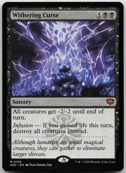 Withering Curse Secrets of Strixhaven 105 NM M - Image 1