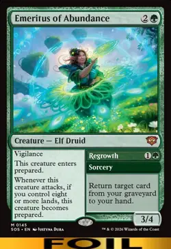 Emeritus of Abundance ** FOIL ** #145 - Secrets of Strixhaven - NM MTG - Image 1