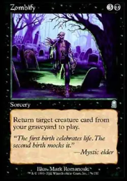 Zombify -Foil Light Play MTG Odyssey - Image 1