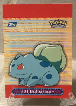 Bulbasaur - 2000 Topps Pokemon TV Animation Edition - Pop-Up #8 - BLUE LABEL - Image 1
