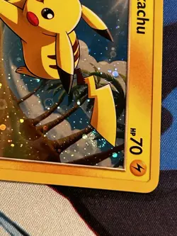 Pikachu Black Star Promo SM81 Rev Holo w/ Swirl Pokemon LP - Image 5