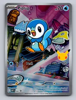 PIPLUP - 042 042 HOLO P ME: MEGA EVOLUTION PROMO POKEMON NM - Image 1