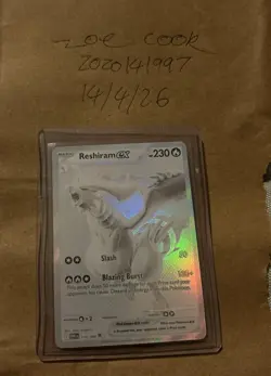Reshiram ex #173/086 Pokemon White Flare English Pack Fresh Near Mint (NM) - Image 1