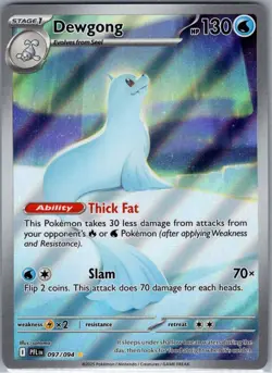 Dewgong 097/094 ME02: Phantasmal Flames - Pokemon Card - NM - Image 1