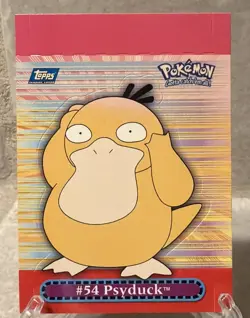 TOPPS POKEMON SERIES 3 PSYDUCK #07 POP UP CARD TV ANIMATION - Image 1