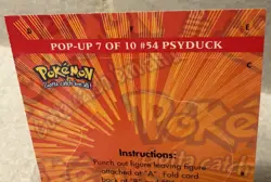 TOPPS POKEMON SERIES 3 PSYDUCK #07 POP UP CARD TV ANIMATION - Image 5