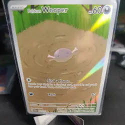 Paldean Wooper 221/193 Illustration Rare Pokemon TCG SV02: Paldea Evolved - Image 1