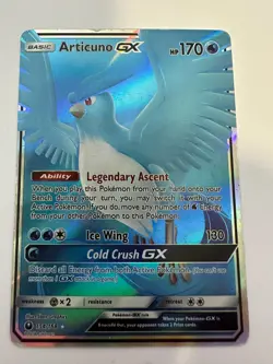 Articuno GX (154/168) Celestial Storm Full Art Ultra Rare Pokemon Card MP - Image 1