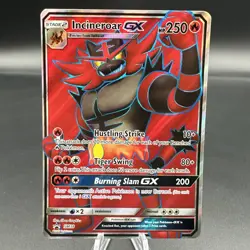 Pokemon Incineroar GX - SM38 - Full Art Promo Sun & Moon Trading Card TCG - Image 1