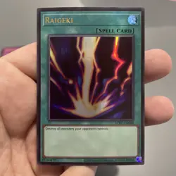 Raigeki LCKC-EN088 Legendary Collection Kaiba Unlimited ULTRA RARE NM! FREE SHIP - Image 1