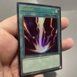 Raigeki LCKC-EN088 Legendary Collection Kaiba Unlimited ULTRA RARE NM! FREE SHIP - Image 2