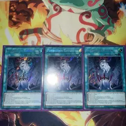 YuGiOh! Forbidden Crown BPRO-EN067 Secret Rare 1st Ed x 3 PLAYSET - Image 2