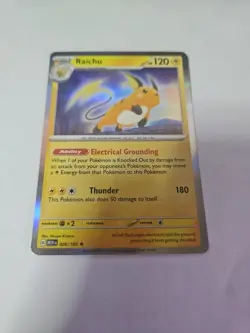 Raichu 26/165 Holo Rare Scarlet & Violet: 151 ENGLISH Pokemon TCG Card NM/MINT - Image 1