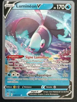 Carte Pokemon Lumineon V. F042/172 World Championship 2023 Pokemon Card. Fr 2022 - Image 1