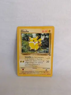 Pikachu W Stamp Promo - Wizards of the Coast 1999 - Vintage Pokemon Card - Image 1