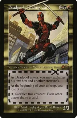 Deadpool, Trading Card 7127 Secret Lair Drop Series NM EN - Image 1