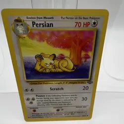 Pokemon Persian Jungle 1st Edition Uncommon Regular HP70 English Card 42/64 1999 - Image 1