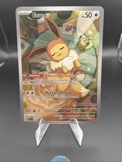 Pokemon Eevee TCG 173 Promo Card Pokemon Center Stamp Mint - Image 1