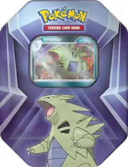 Tyranitar Triple Whammy Collectors Tin - Pokemon TCG - Factory Sealed - Image 1