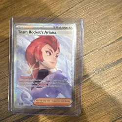 Pokemon Team Rocket's Ariana Full Art Holo 237/182 Sv10 - Image 1